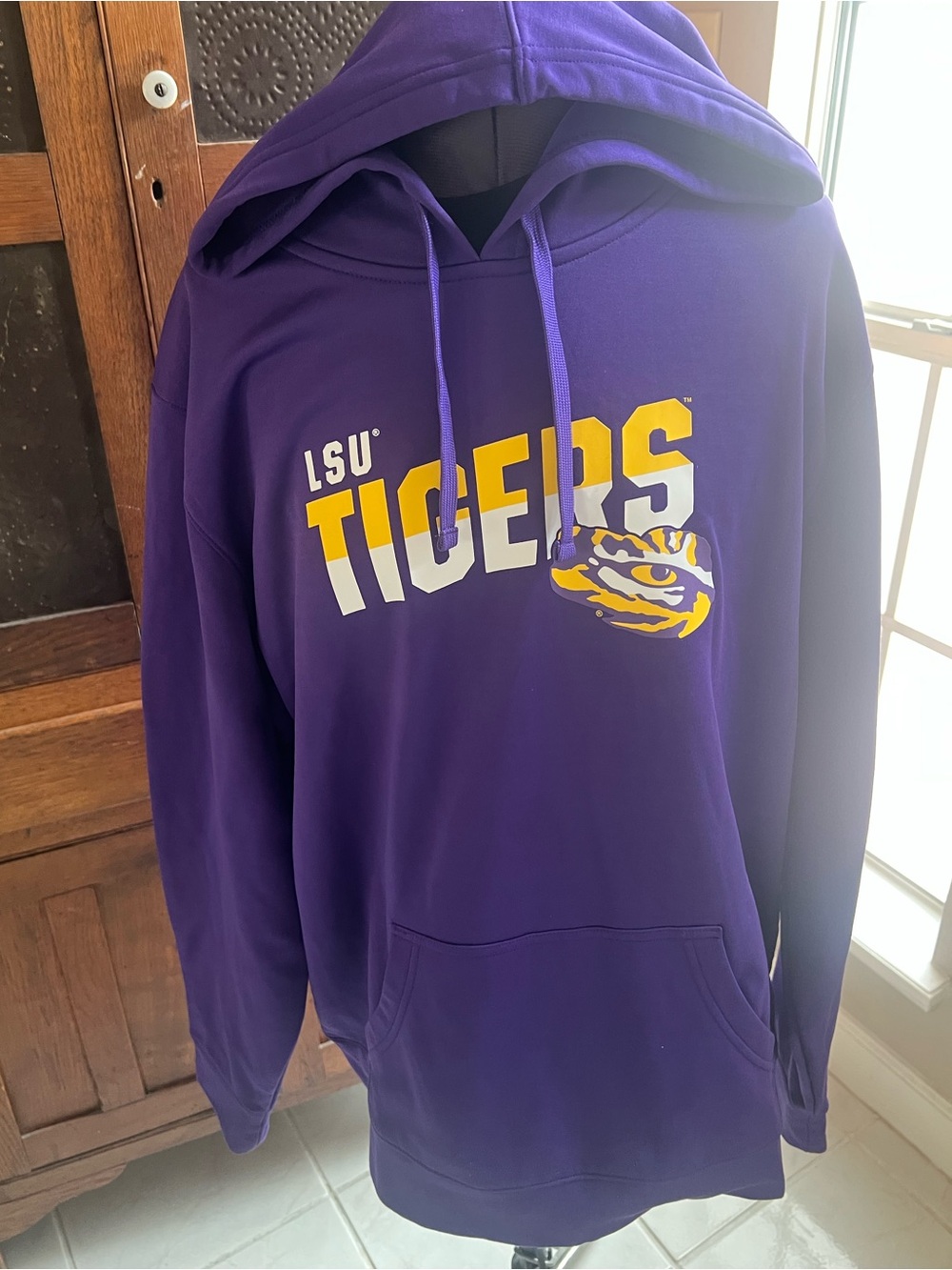 LSU Tigers Purple Pullover Hoodie by fanatics size XL